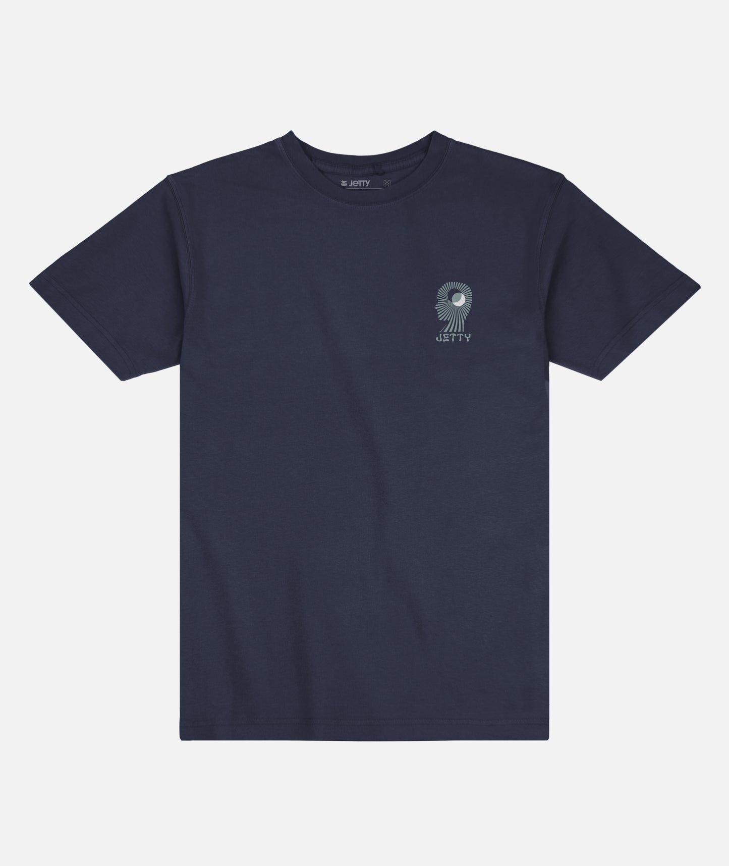 Wave Lengths Tee - Harbor Blue - Jetty