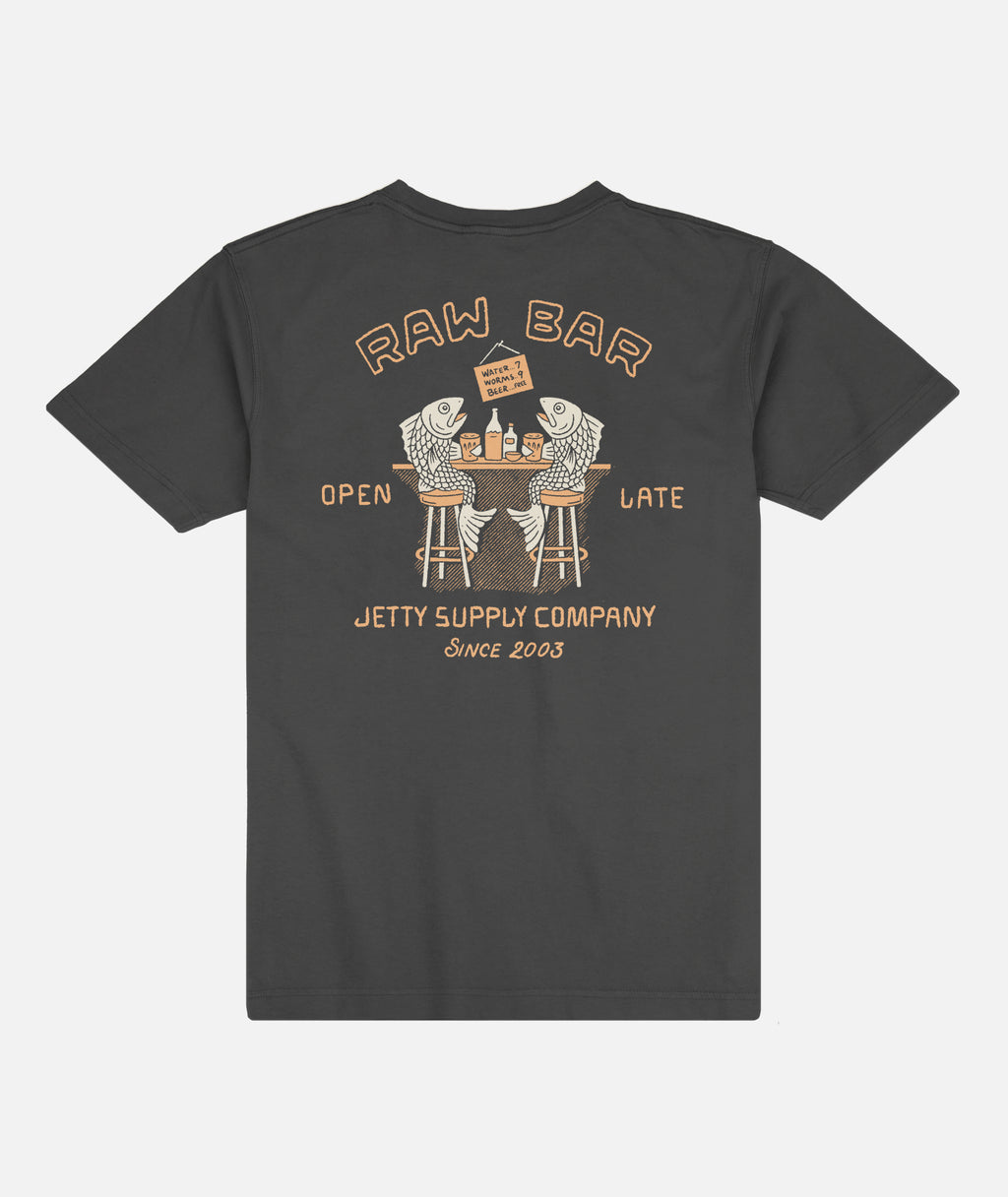 Raw Bar Tee - Pirate Black - Jetty