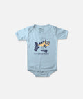 Fish Explorer Bodysuit - Light Blue - Jetty