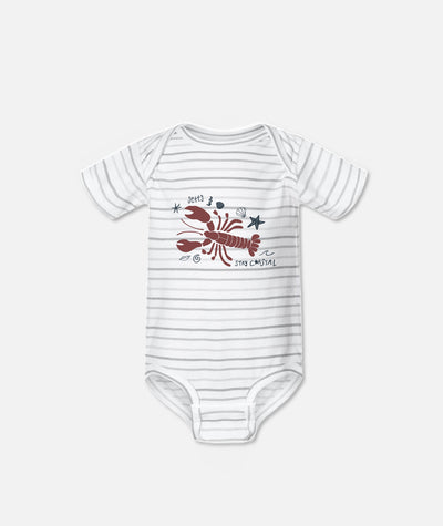 Tide Catch Bodysuit - Shadow Stripe - Jetty