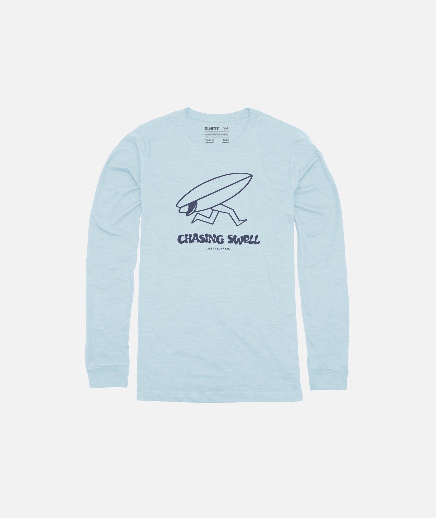 Tot Chaser UV LS Shirt - Artic Blue - Jetty