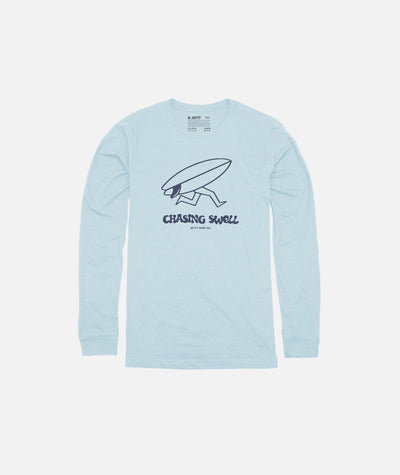 Tot Chaser UV LS Shirt - Artic Blue - Jetty