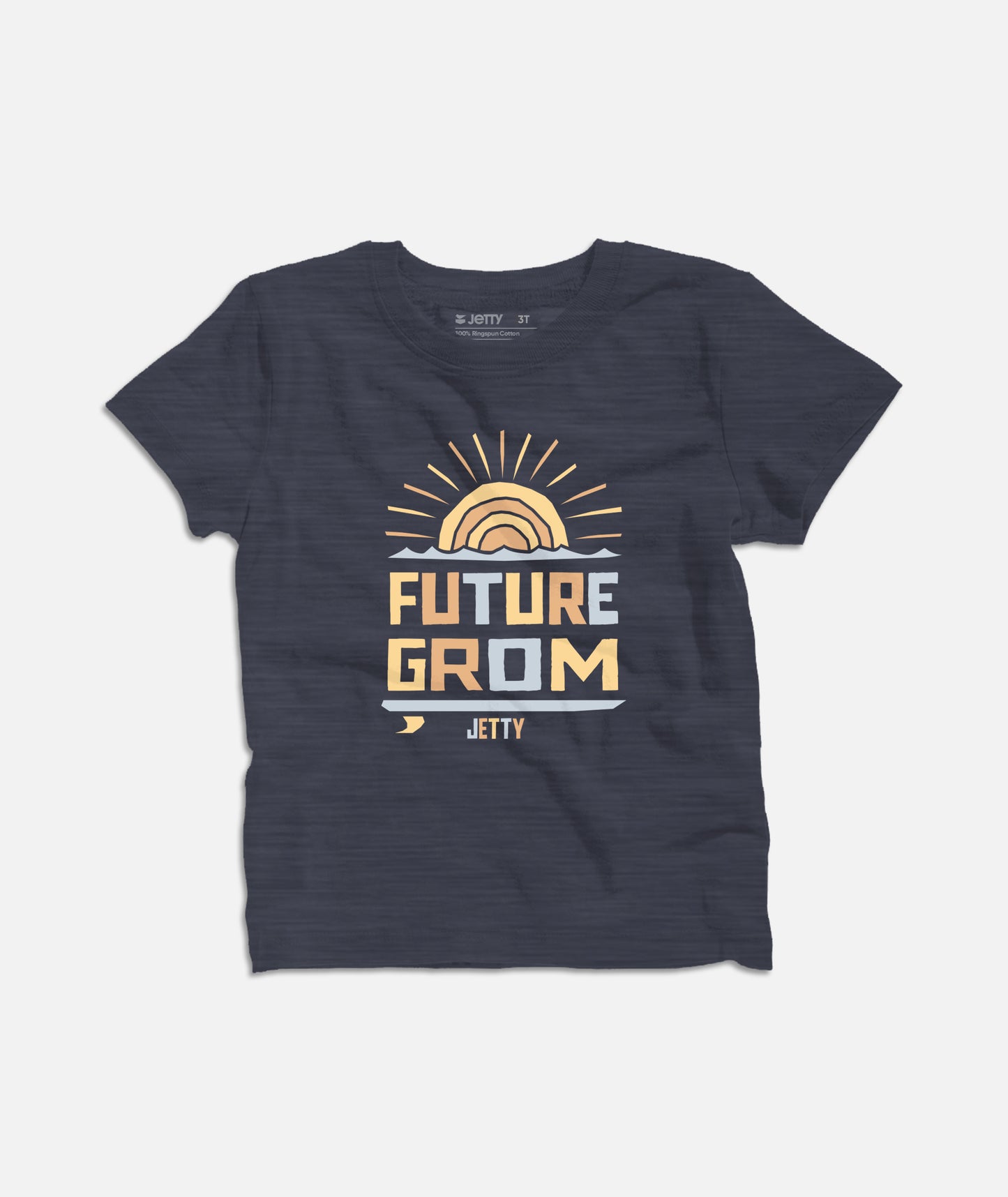 Tot Future Grom Tee - Denim - Jetty