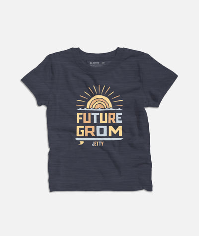 Tot Future Grom Tee - Denim - Jetty