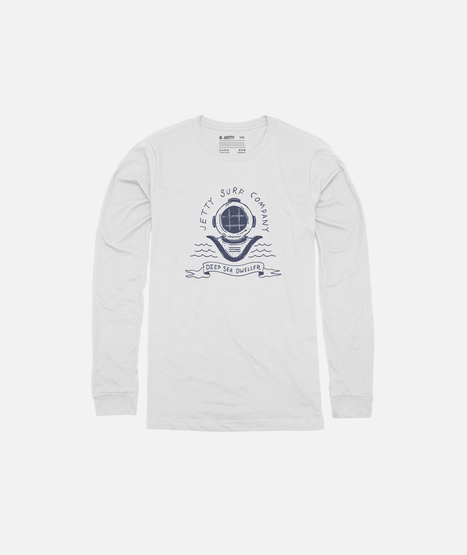 Tot Sea Dweller UV LS Shirt - White - Jetty