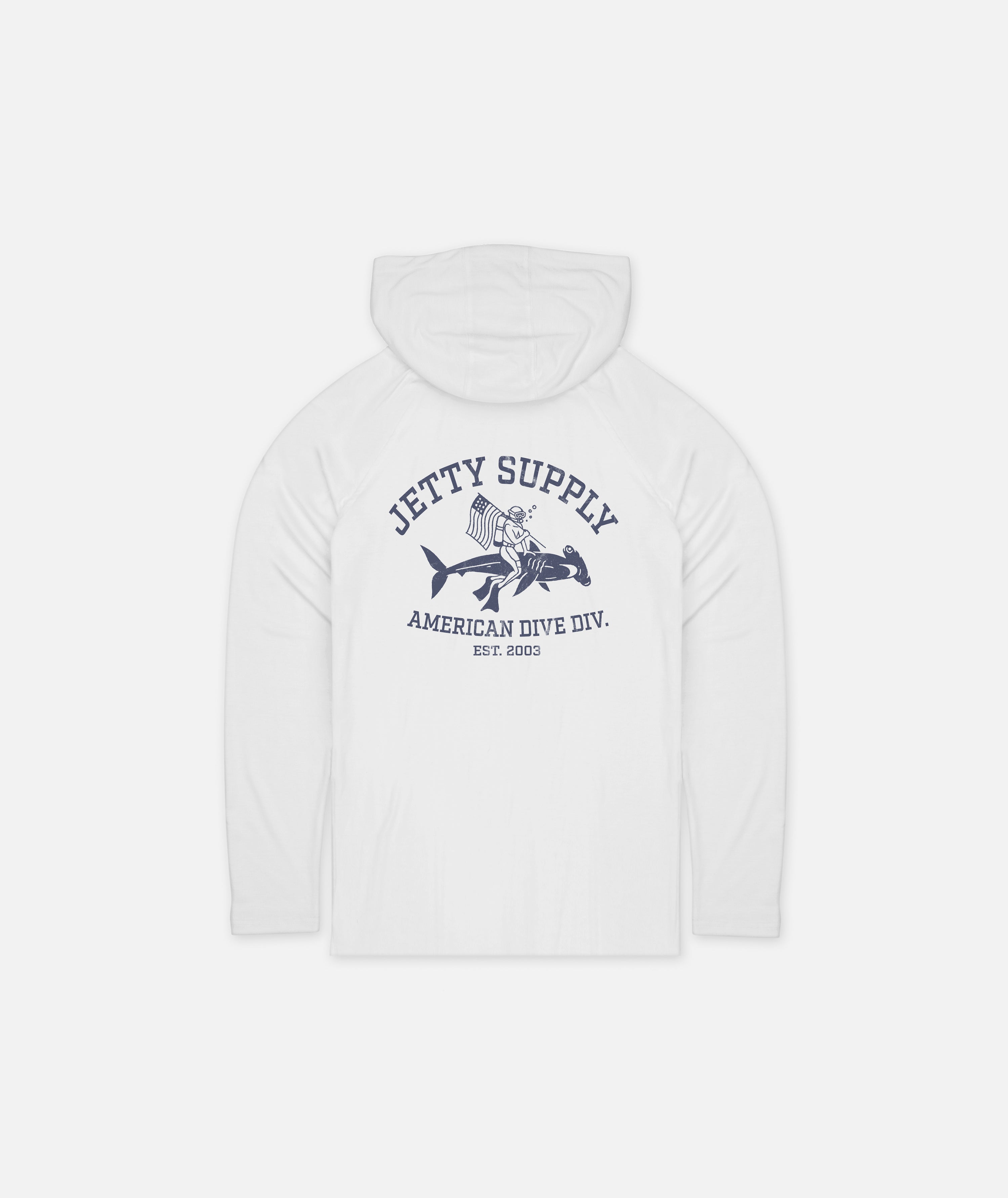 Grom Division UV Hoodie - White - Jetty