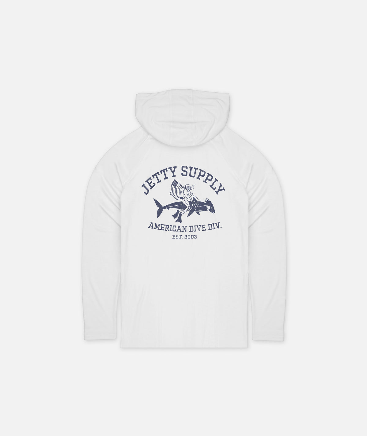 Grom Division UV Hoodie - White - Jetty