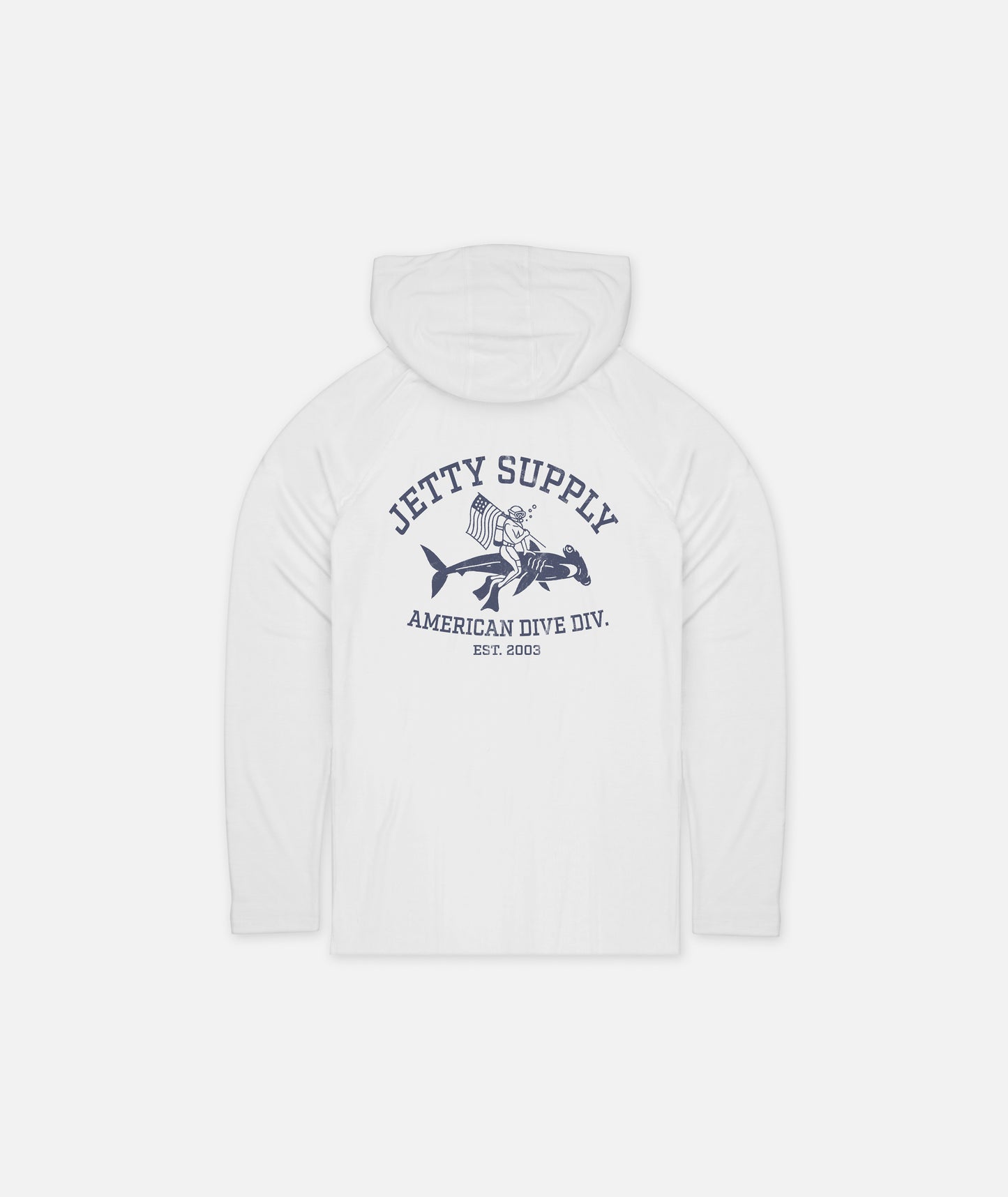 Grom Division UV Hoodie - White - Jetty
