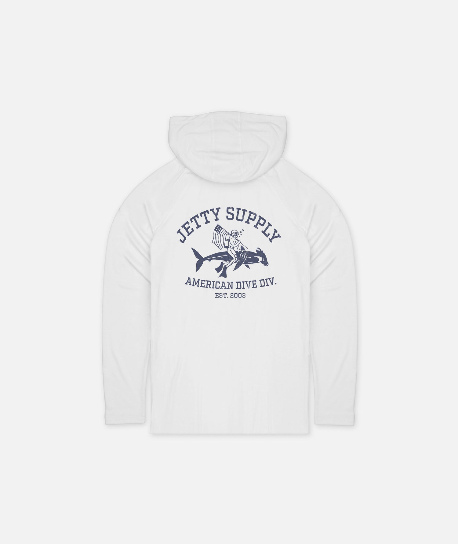 Grom Division UV Hoodie - White - Jetty