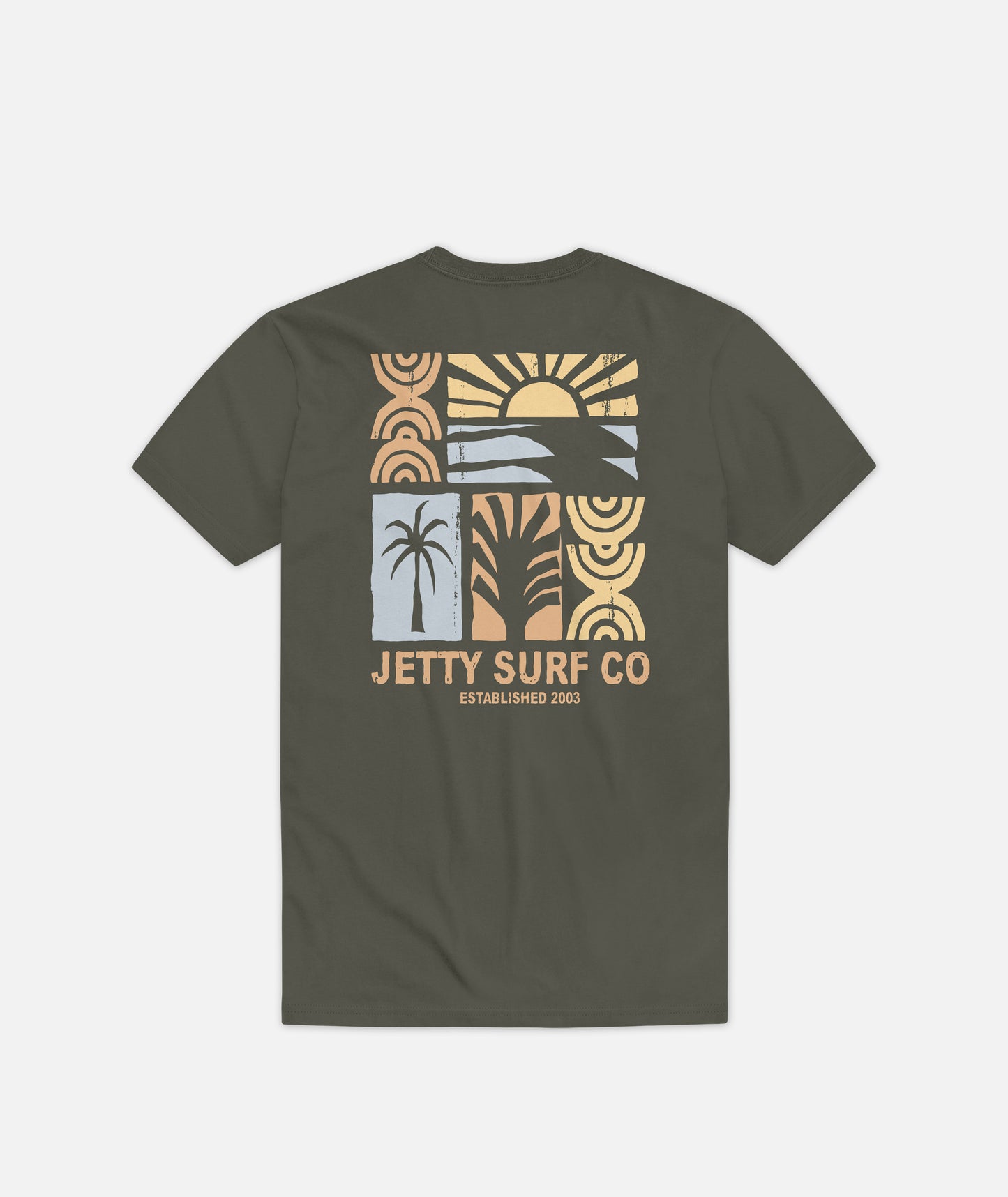 Grom Retreat Tee - Military Green - Jetty