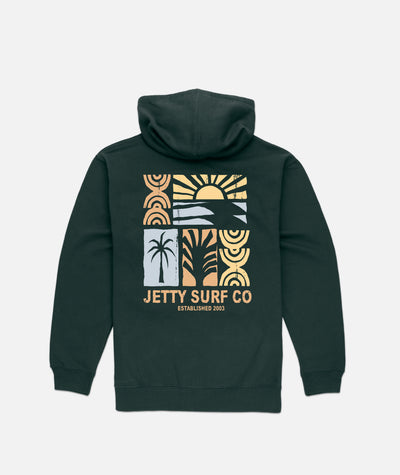 Grom Retreat Hoodie - Pigment Alpine Green - Jetty