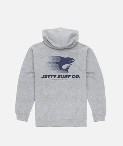 Grom Speedshark Hoodie - Heather Grey - Jetty