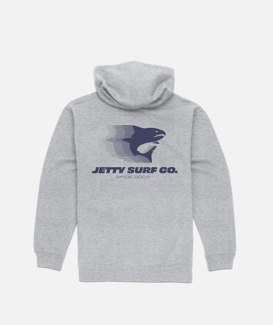 Grom Speedshark Hoodie - Heather Grey - Jetty