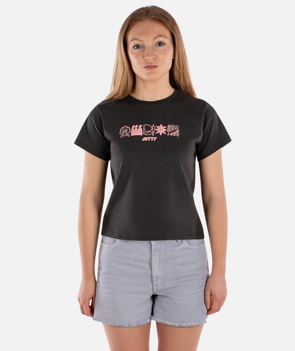 Coraflora Tee - Vintage Black - Jetty