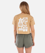 Salty Soul Crop Tee - Gold - Jetty