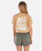 Salty Soul Crop Tee - Gold - Jetty