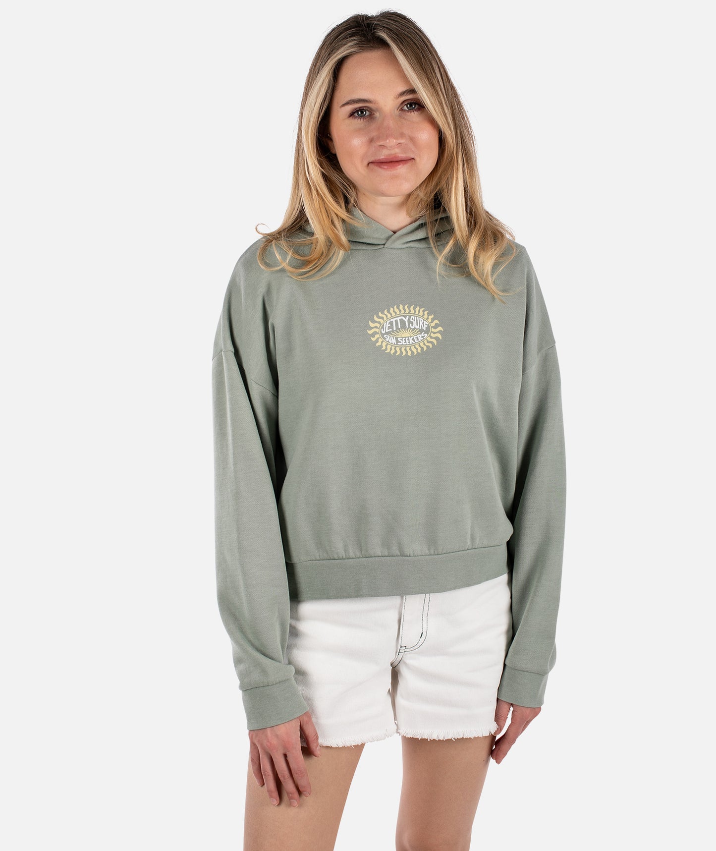 Sun Seeker Hoodie - Sage - Jetty