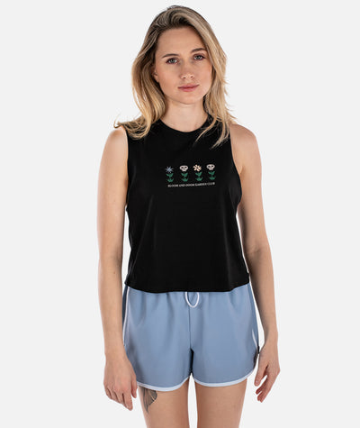 Bloom and Doom Tank - Black - Jetty