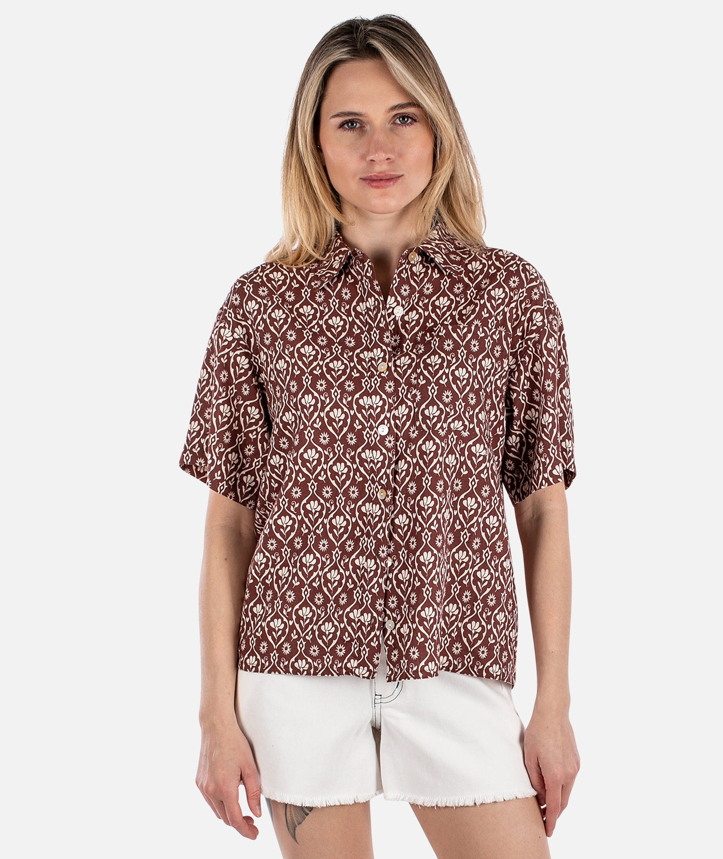 Cape Cod Linen Shirt - Rust