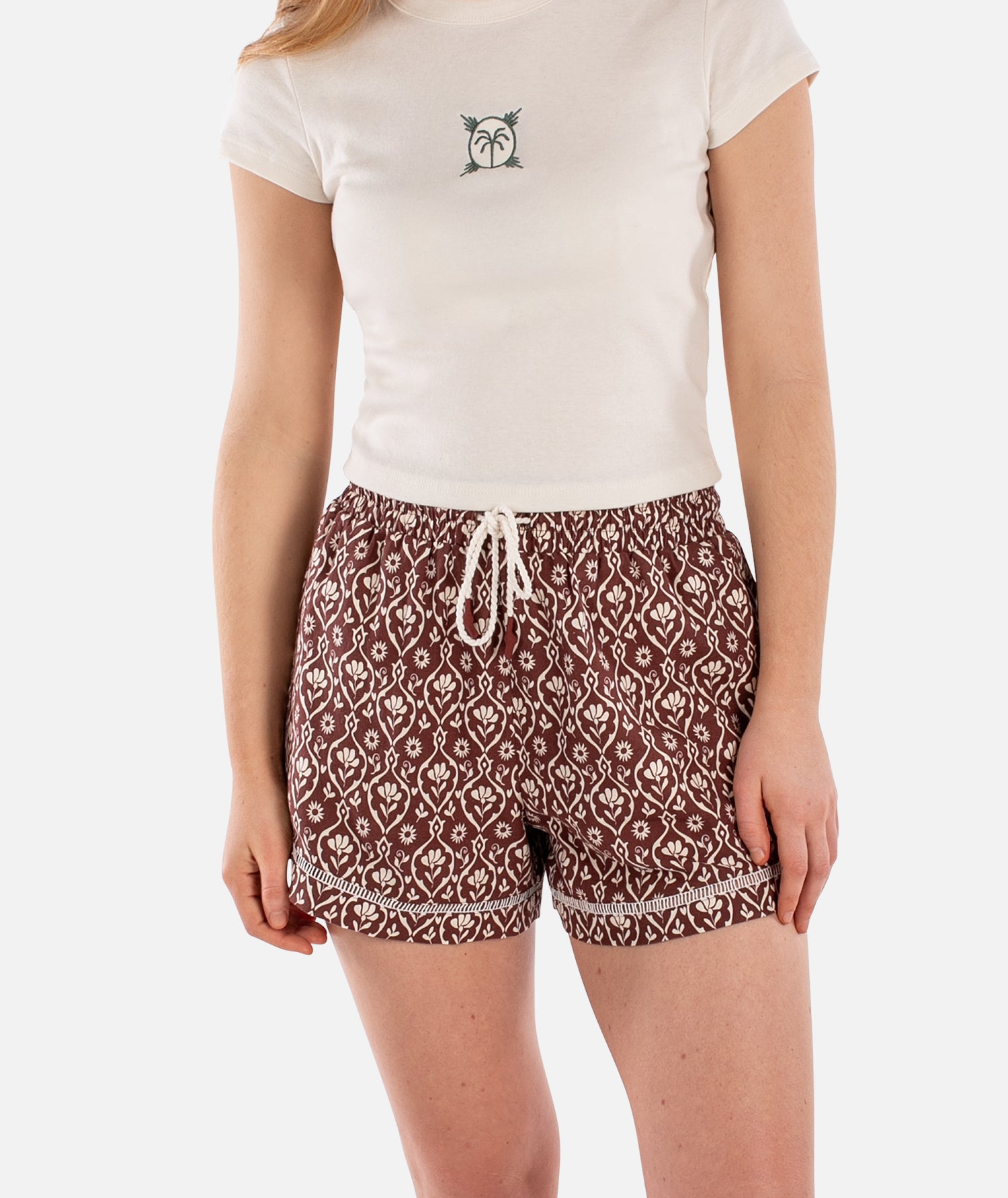 Dune Linen Short - Rust - Jetty