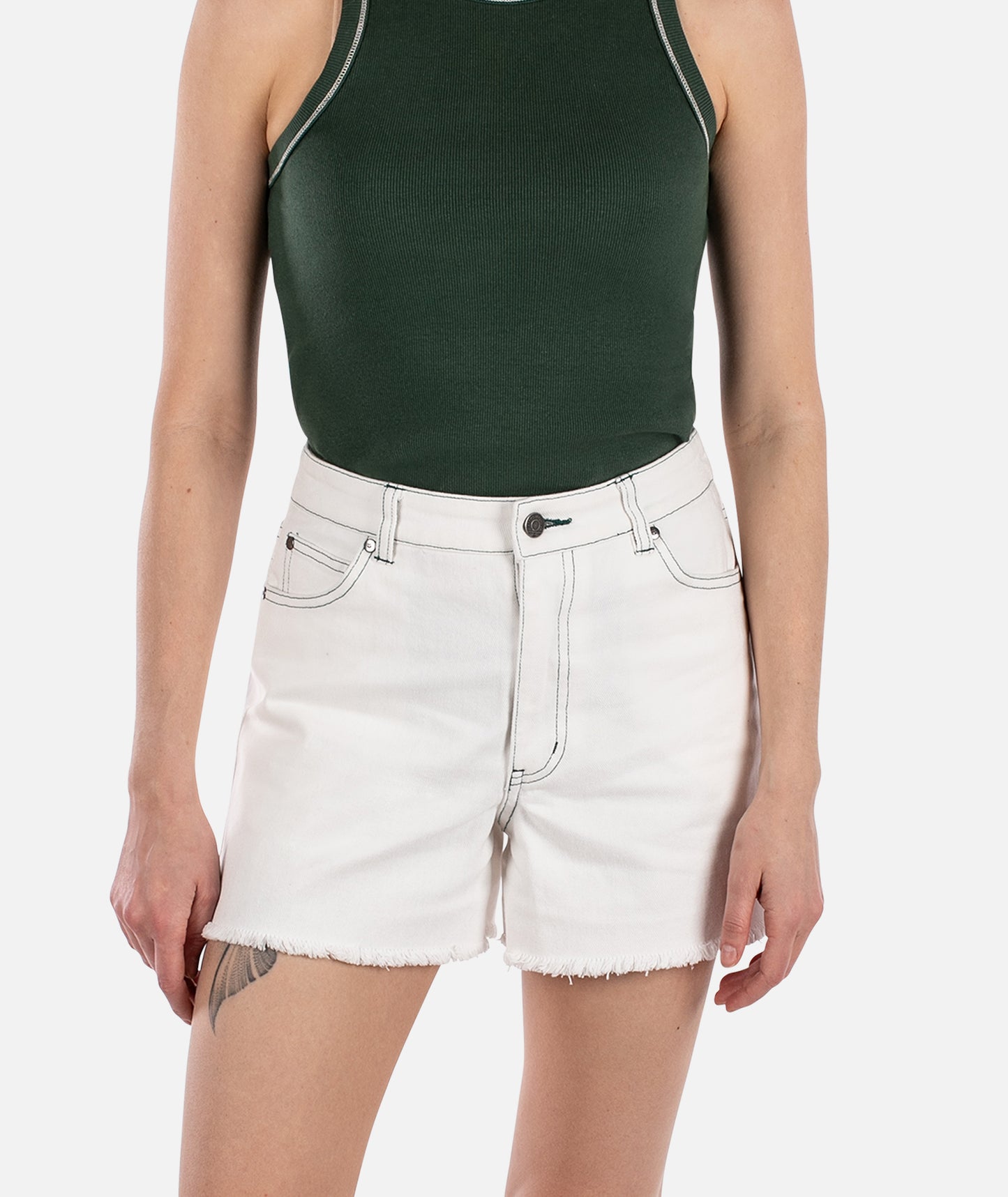 Elle Shorts - White