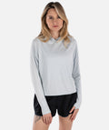 Sadie Performance UV Hoodie - Blue - Jetty