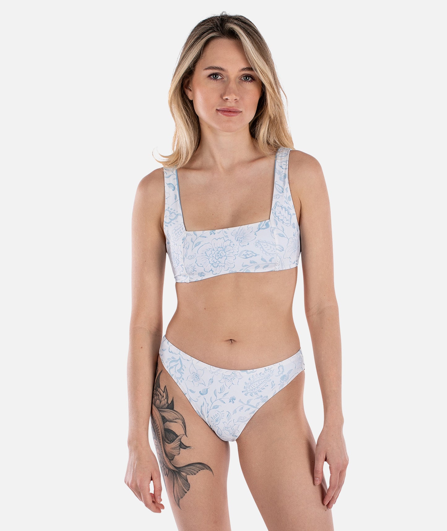 Lisa Reversible Bikini Bottom - Blue
