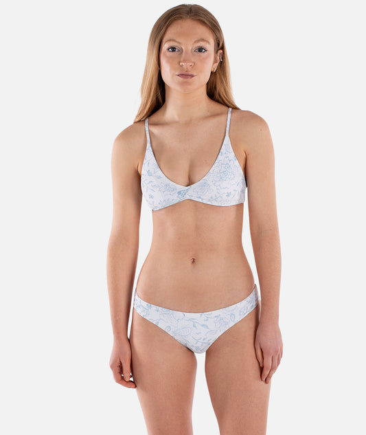 Katia Reversible Bikini Top - Blue