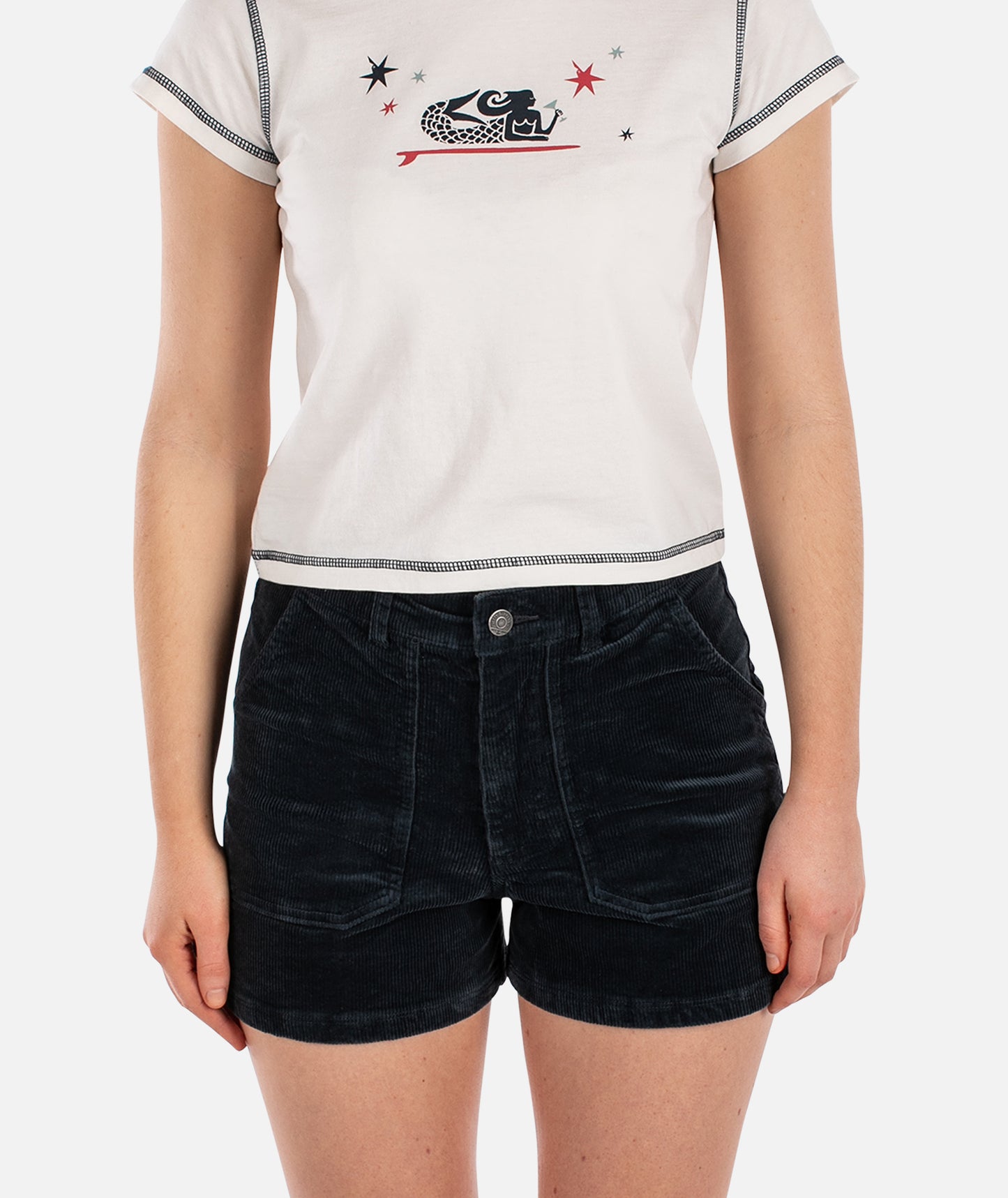 Wale Corduroy Short - Navy - Jetty