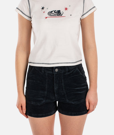 Wale Corduroy Short - Navy - Jetty