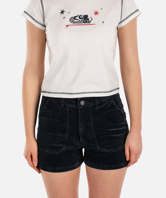 Wale Corduroy Short - Navy - Jetty
