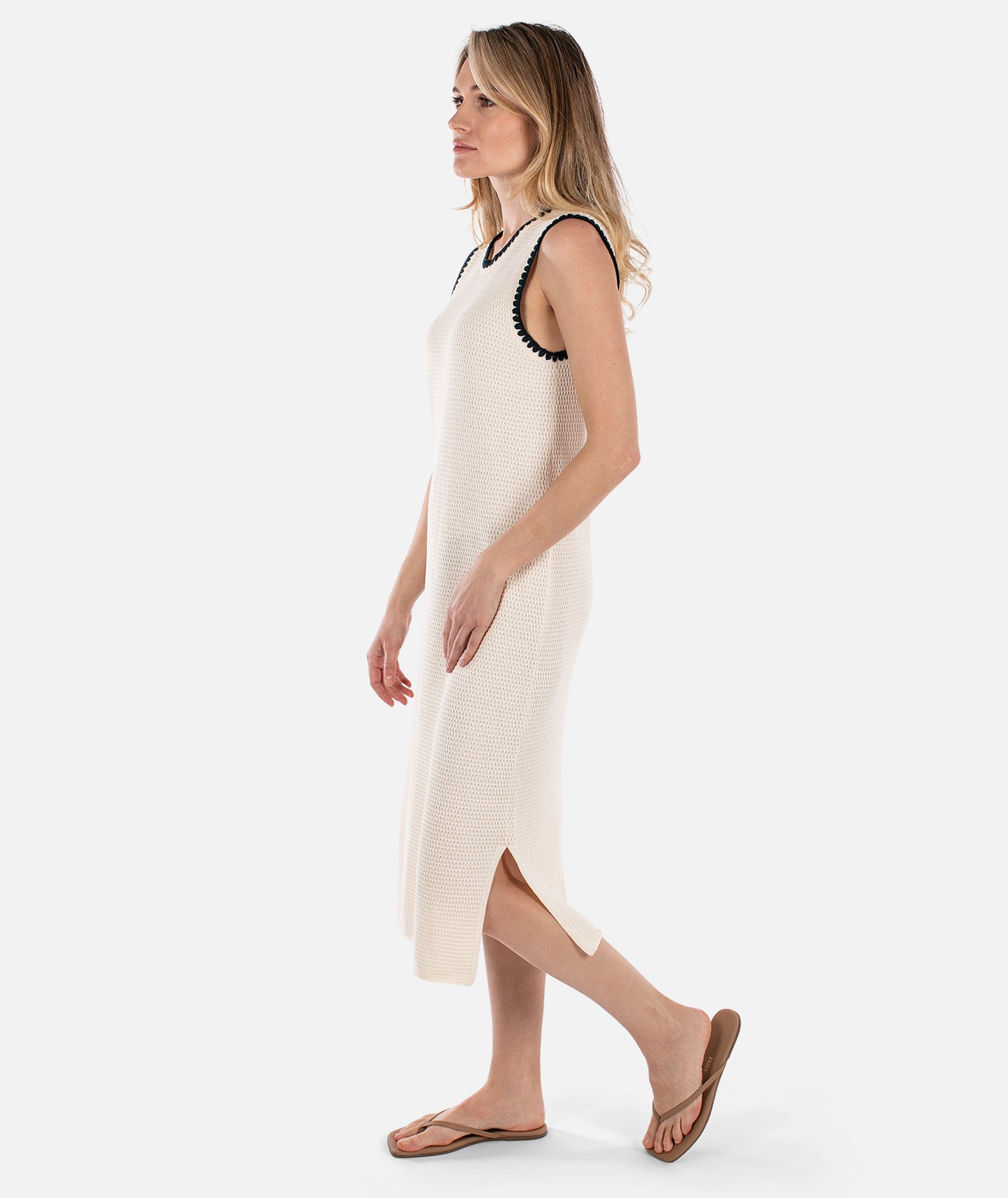 Bloom Knit Dress - Ivory - Jetty