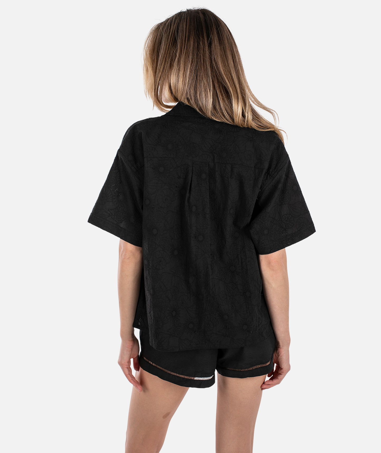 Cape Cod Cotton Shirt - Black