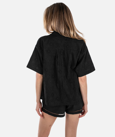 Cape Cod Cotton Shirt - Black