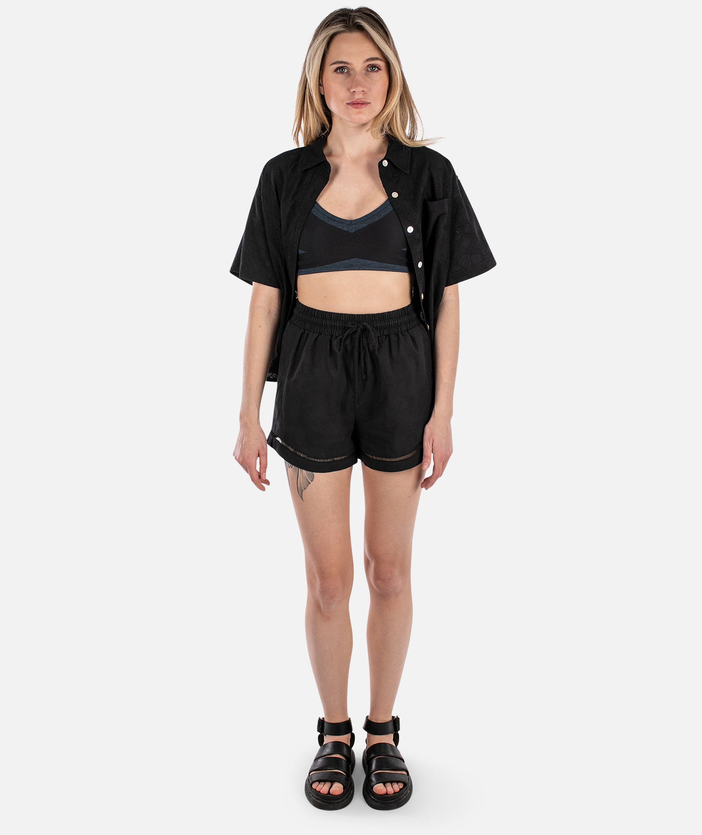 Cape Cod Cotton Shirt - Black