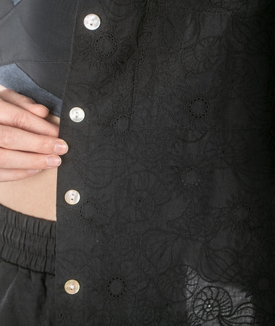 Cape Cod Cotton Shirt - Black