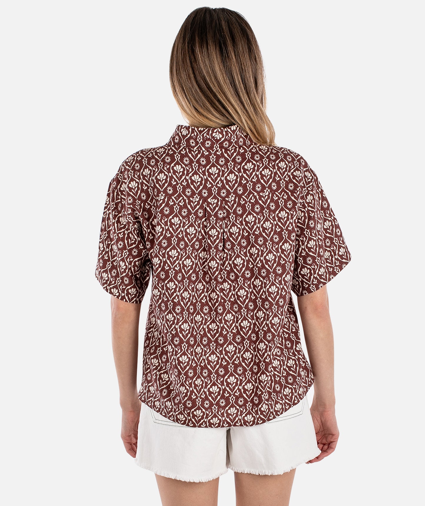 Cape Cod Linen Shirt - Rust