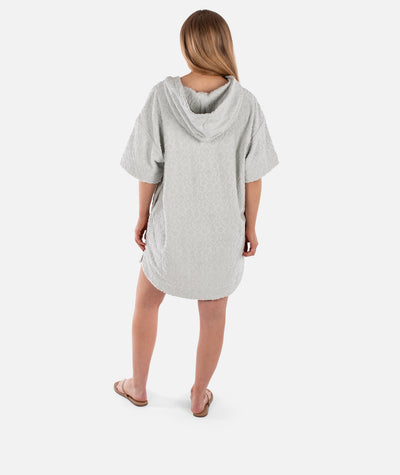 Cornwall Jacquard Terry Dress - Fog - Jetty