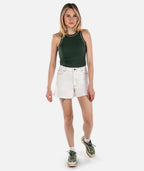 Iris Micro Rib Tank - Green - Jetty