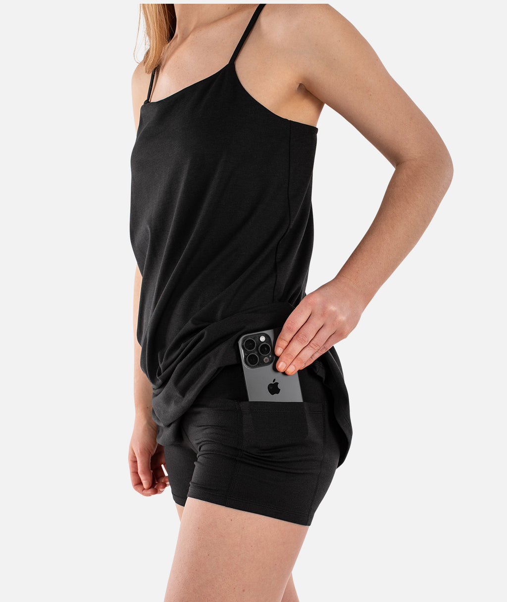 Laguna Active Dress - Black - Jetty