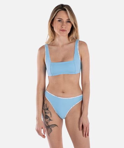 Lisa Reversible Bikini Bottom - Blue