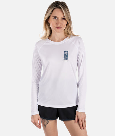 Retreat UV Long Sleeve - White - Jetty