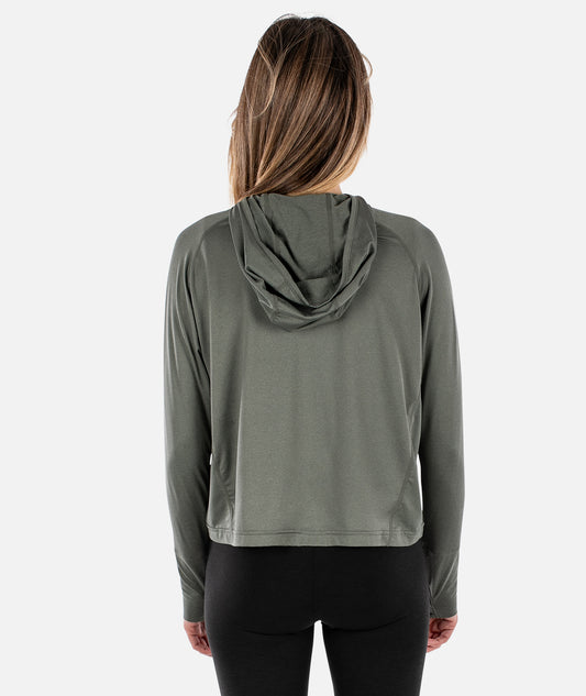 Sadie Performance UV Hoodie - Agave - Jetty