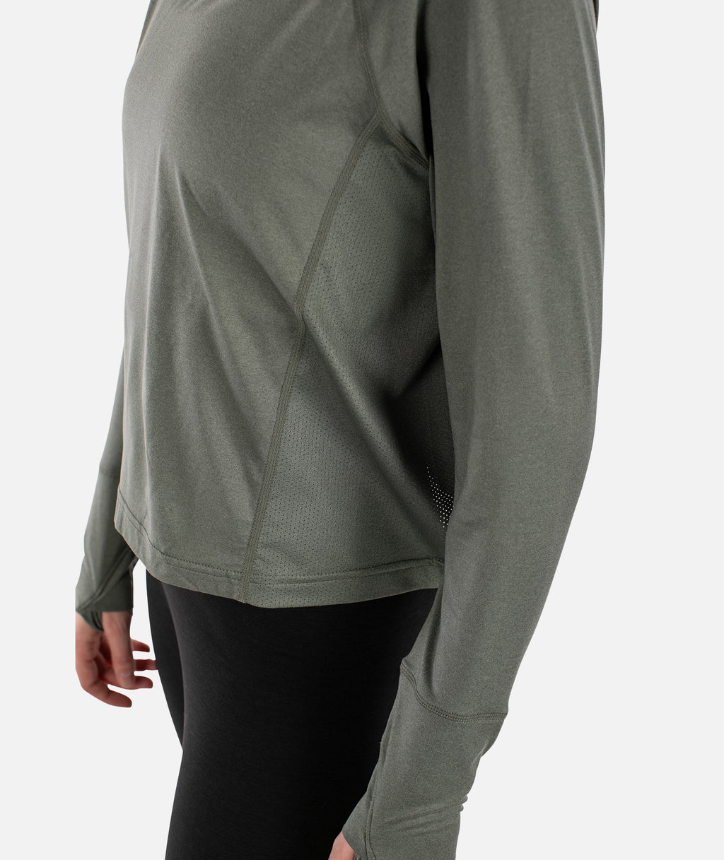 Sadie Performance UV Hoodie - Agave - Jetty