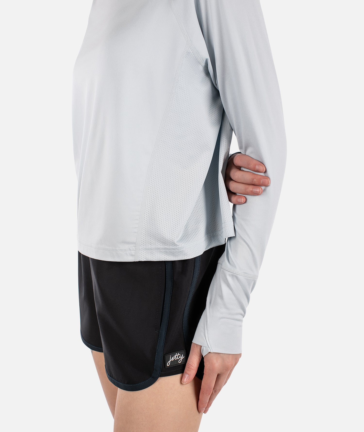 Sadie Performance UV Hoodie - Blue - Jetty