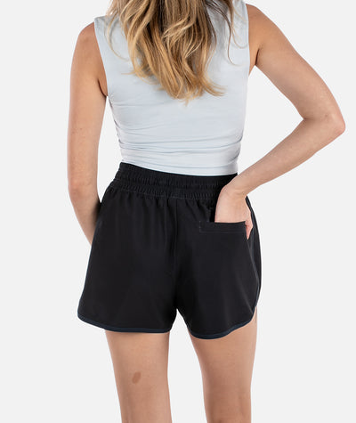 Ventnor Hybrid Short - Black - Jetty