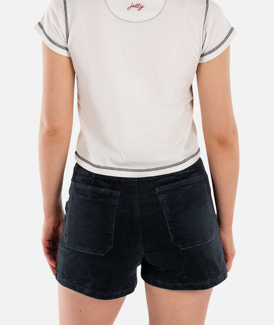 Wale Corduroy Short - Navy - Jetty