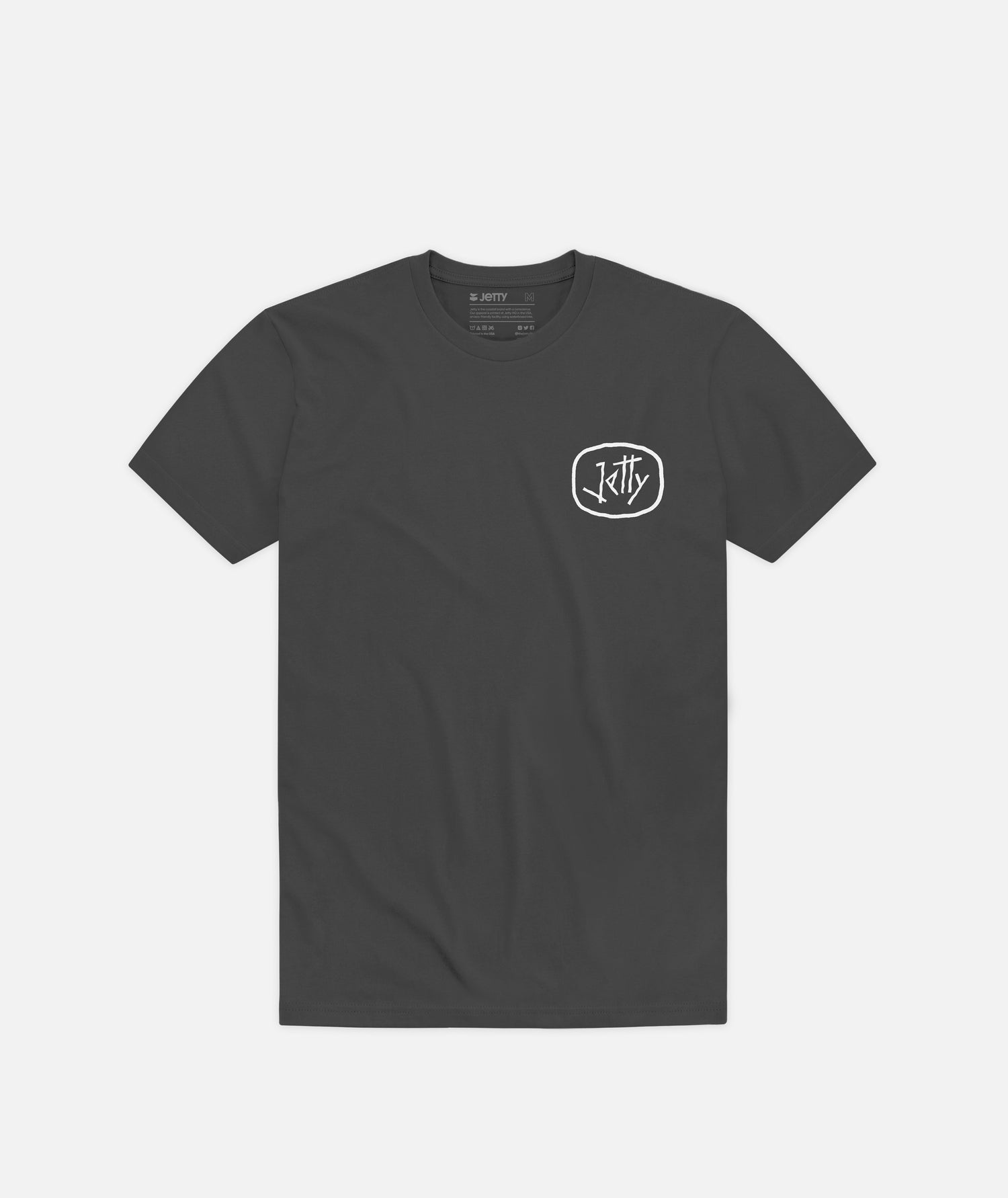 Grom Davy Tee - Dark Grey - Jetty
