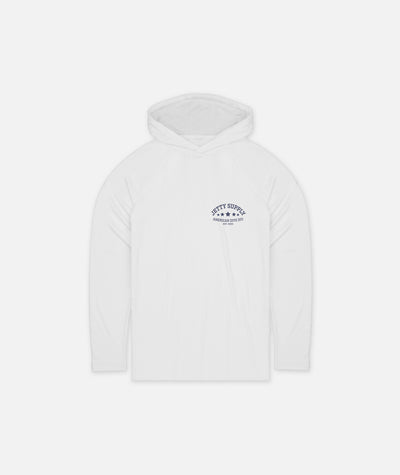Grom Division UV Hoodie - White - Jetty