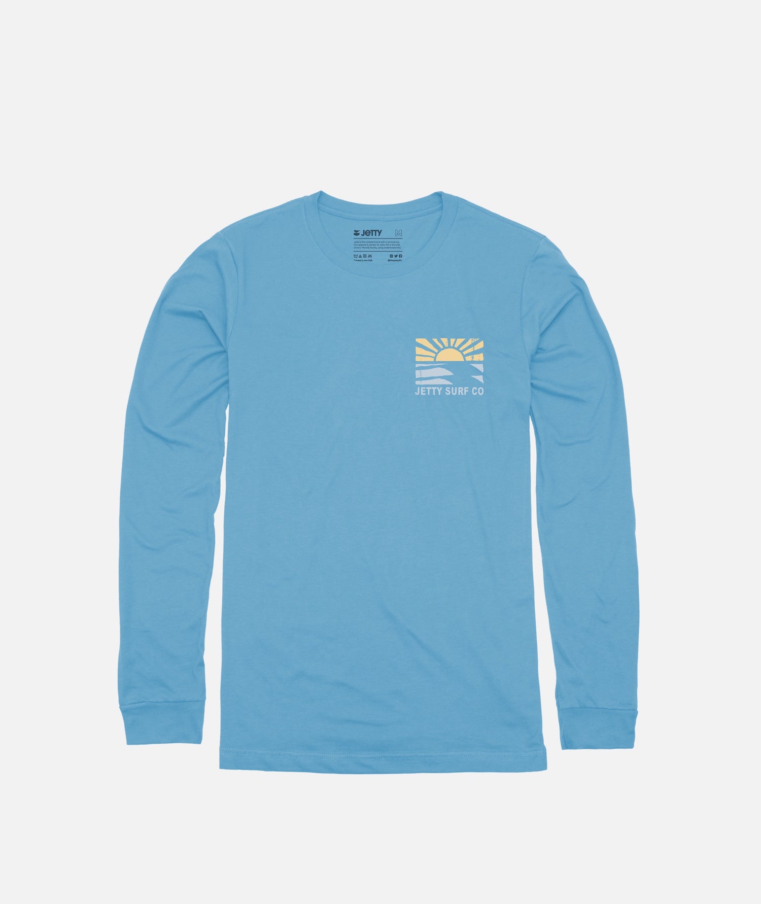 Grom Retreat UV Long Sleeve - Columbia Blue - Jetty